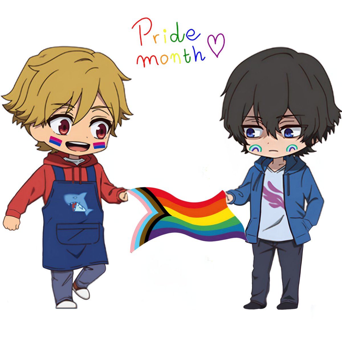 Happy Pride Month! 🏳️‍🌈

#バディダディ #BuddyDaddies #KazuRei 💙❤️
