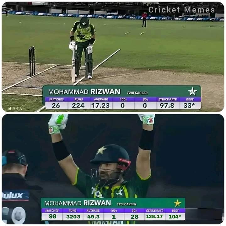 That's why we love Rizwan the name of hard work in beleave and honesty. #MohammadRizwan