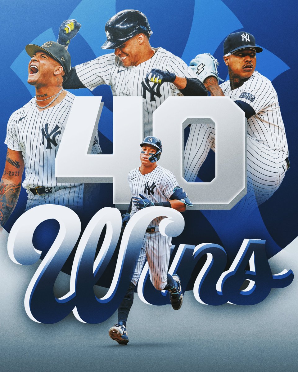 The <a href="/Yankees/">New York Yankees</a> are the first AL team to 40 wins!
