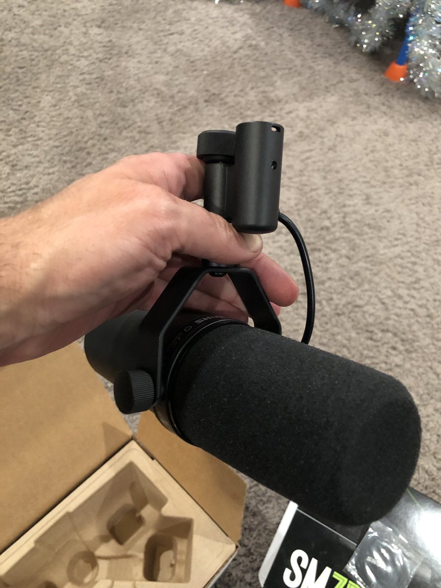 So my community is fucken awesome and I have now joined the SM7B crew! (Still gotta figure out the plugging in Of this thing but I am floored right now) Thank You!!!!! <a href="/official_throne/">Throne</a>