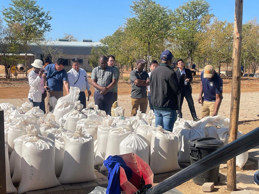 Itochu Corporation and Takemoto Oil of Japan on a recent visit to SAT project sites, along with WFP, to ascertain our readiness to export up to 600 MT of sesame seed to Japan in the next three months.