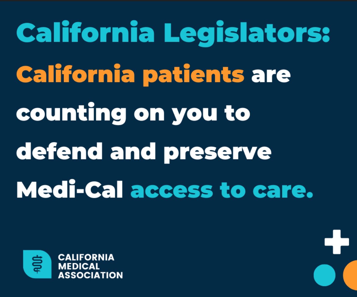 California must follow through on its promise to patients. We call on legislators to uphold their commitment to ensuring meaningful access to care by rejecting the proposed cuts to Medi-Cal.

We cannot delay action on the health and well-being of Californians any longer.
