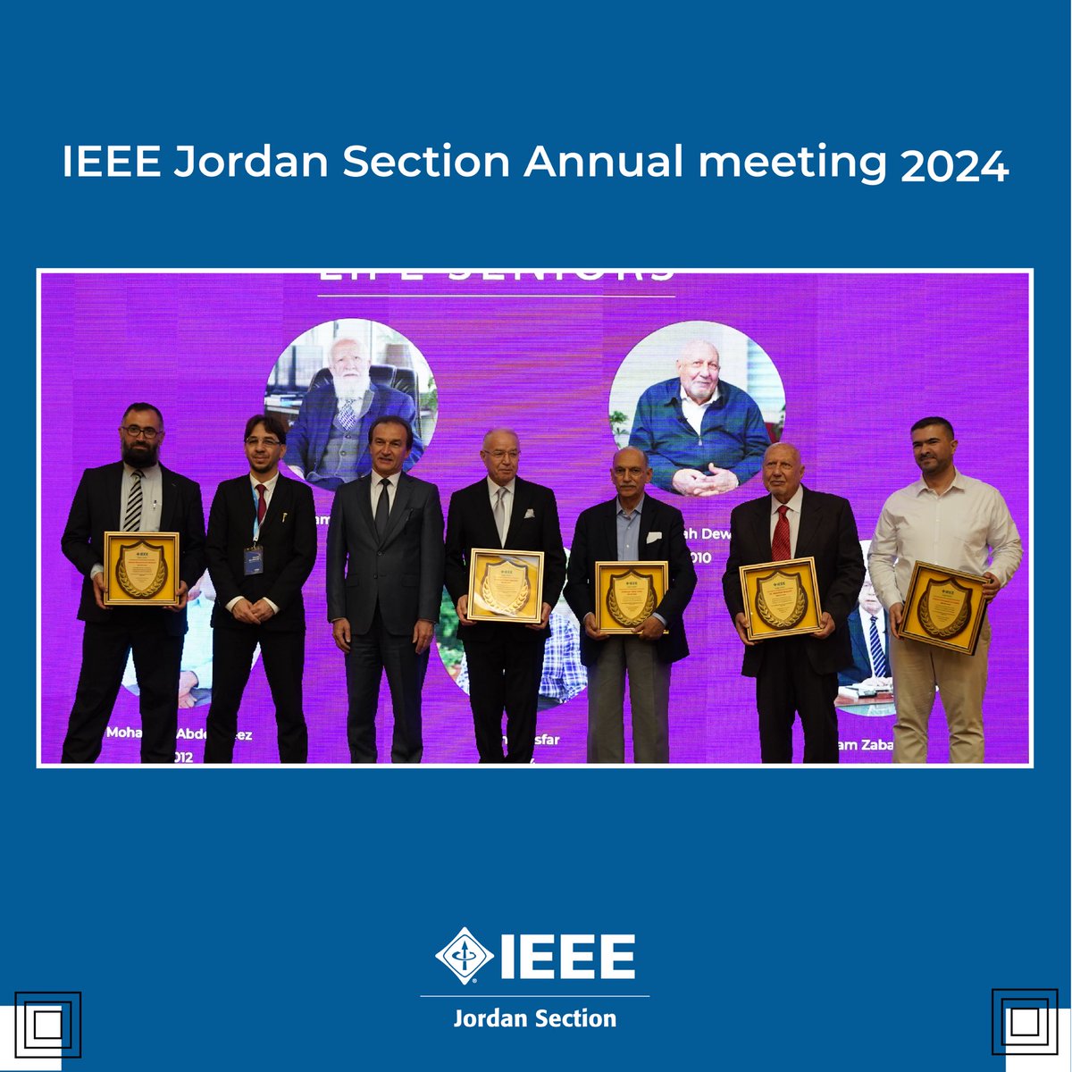Ieeejosection's tweet photo. Honoring IEEE Jordan Section Life Senior Members https://t.co/j4SAVTOo9j