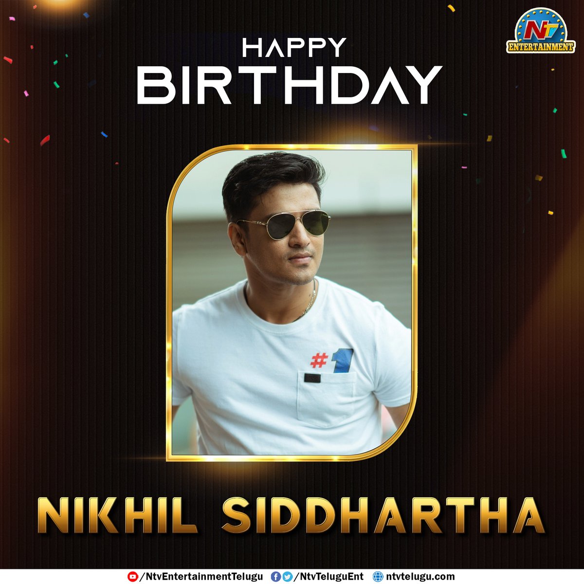 Join us in Wishing @actor_Nikhil A Very Happy Birthday. #HappyBirthdayNikhilSiddhartha #HBDNikhilSiddhartha #NikhilSiddhartha #NTVENT