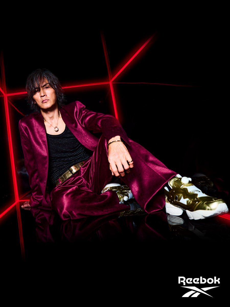 リーボック　稲葉浩志さんモデル　ゴールド♡サイズ24、5㎝　未使用 国内5月31日/6月3日/6月7日先行受注開始】 B'z/稲葉浩志 × リーボック