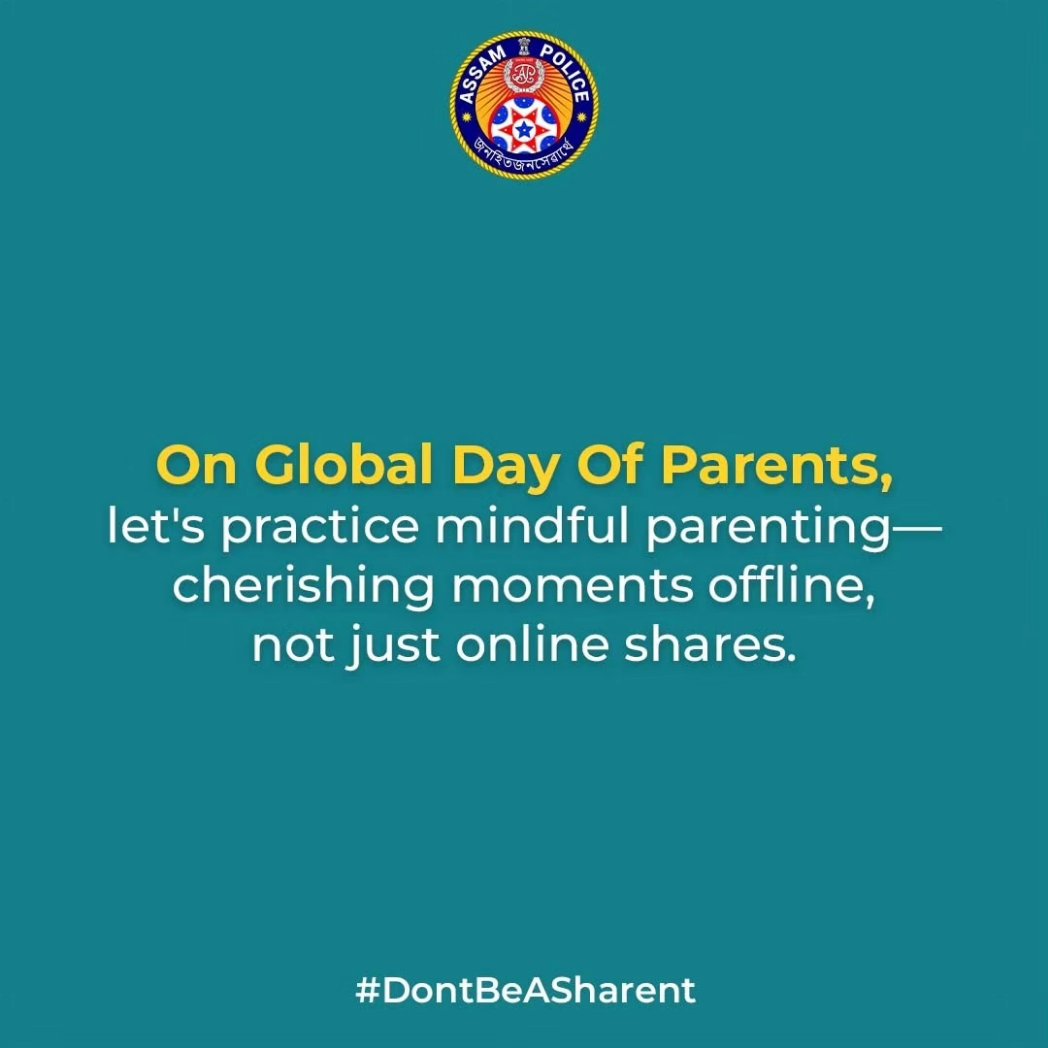 On this #GlobalDayOfParents, remember: protecting your child's safety online isn't child's play!  

Think before you share, because being a 'Sharent' comes with serious consequences for your child's wellbeing.

#DontBeASharent