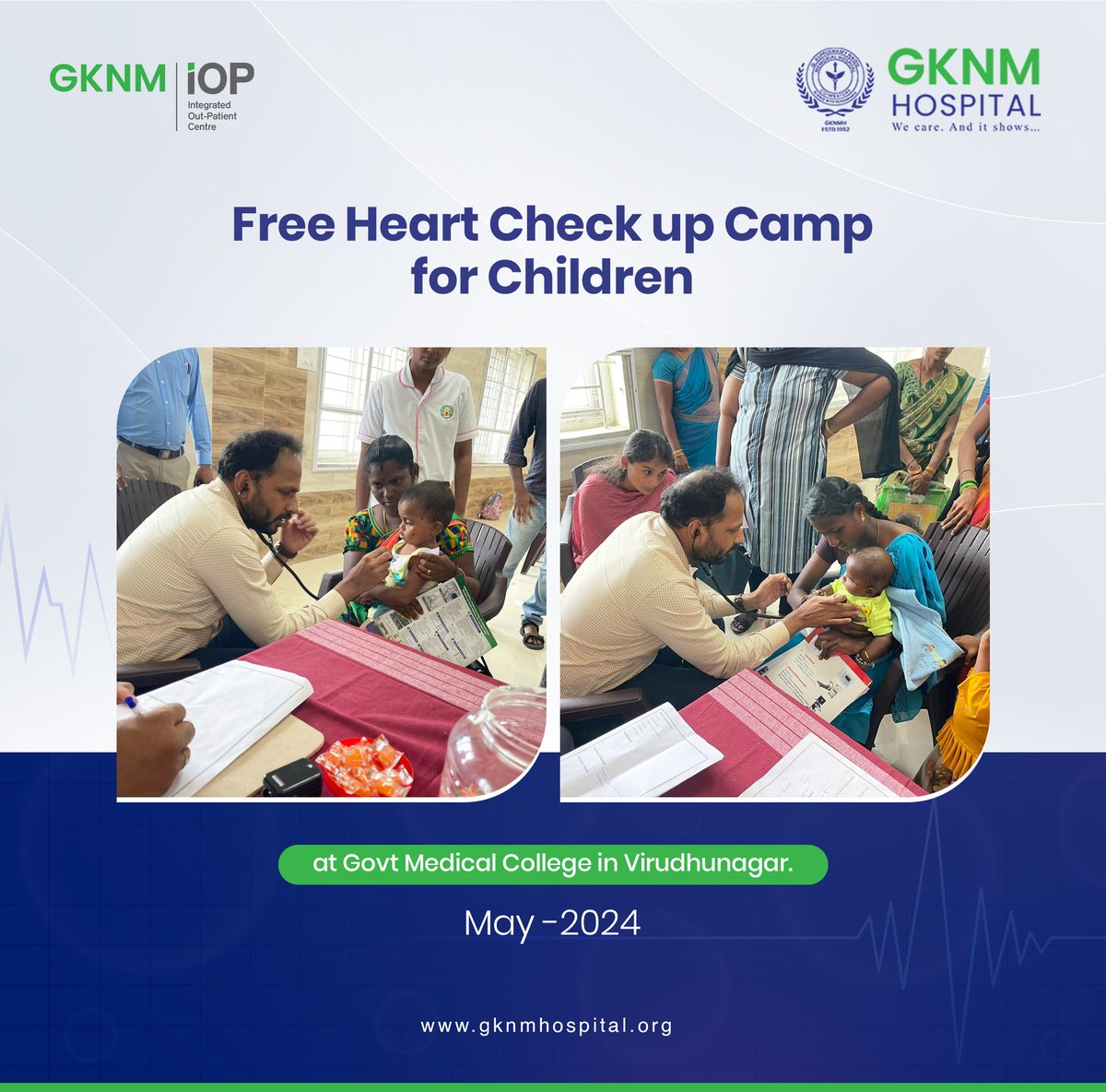 GKNMHospital's tweet photo. GKNM Hospital, in collaboration with the Ekam Foundation, held a Free Heart Checkup Camp at Government Medical College in Virudhunagar.
#FreeHeartCheckupCamp #FreeHeartCheckup #EkamFoundation #GKNM #GKNMH #GKNMiOP #GKNMHospital https://t.co/Hqp7xyFclp