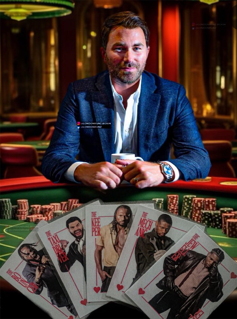 Who are you backing @EddieHearn has got his chips all on #TeamMatchroom in the #5vs5 later tonight‼️🥊