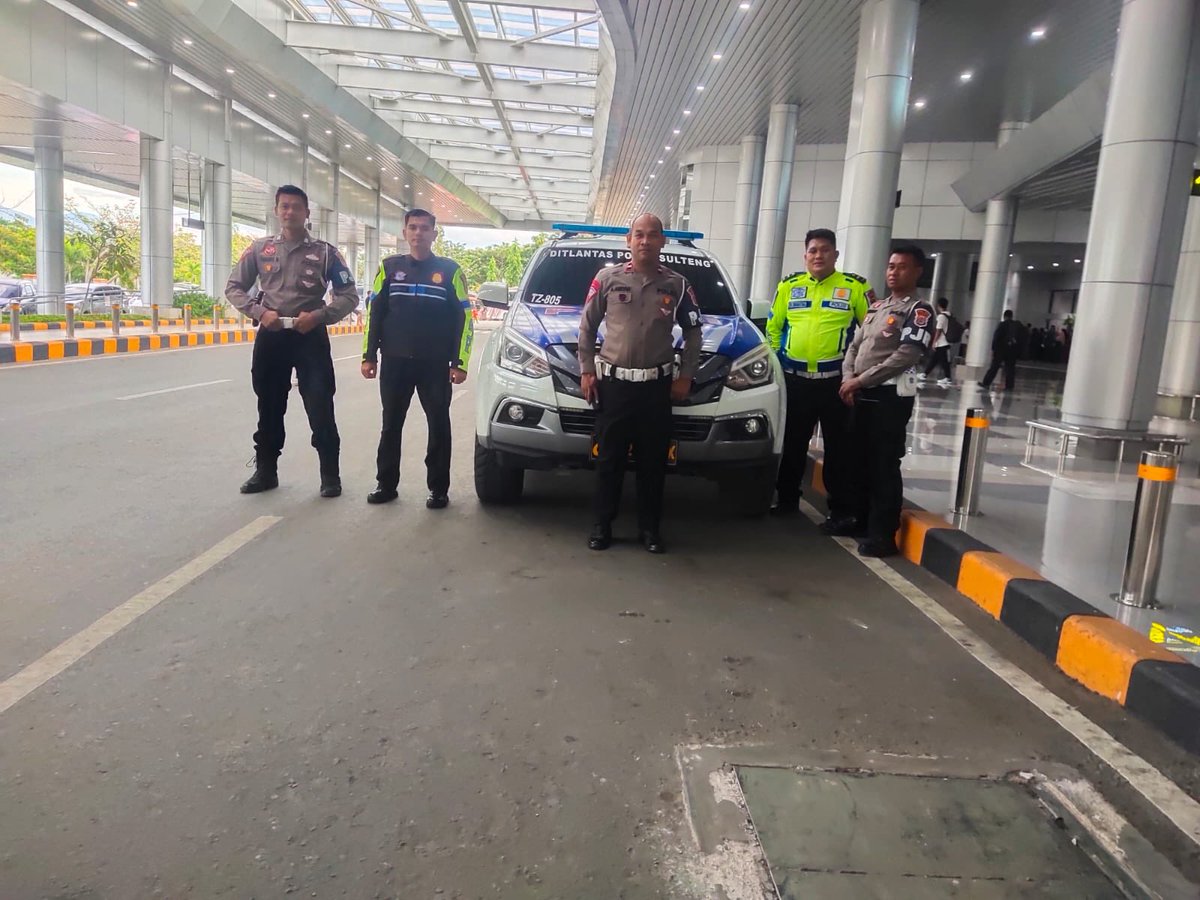 Giat pengawalan Personil PJR Ditlantas Polda Sulteng