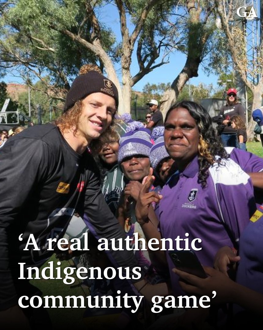 It's a unique highlight on the AFL calendar, but should the Red Centre match be a Sir Doug Nicholls Round staple? The Dockers and Dees have their say 👉 bit.ly/4aRToLK