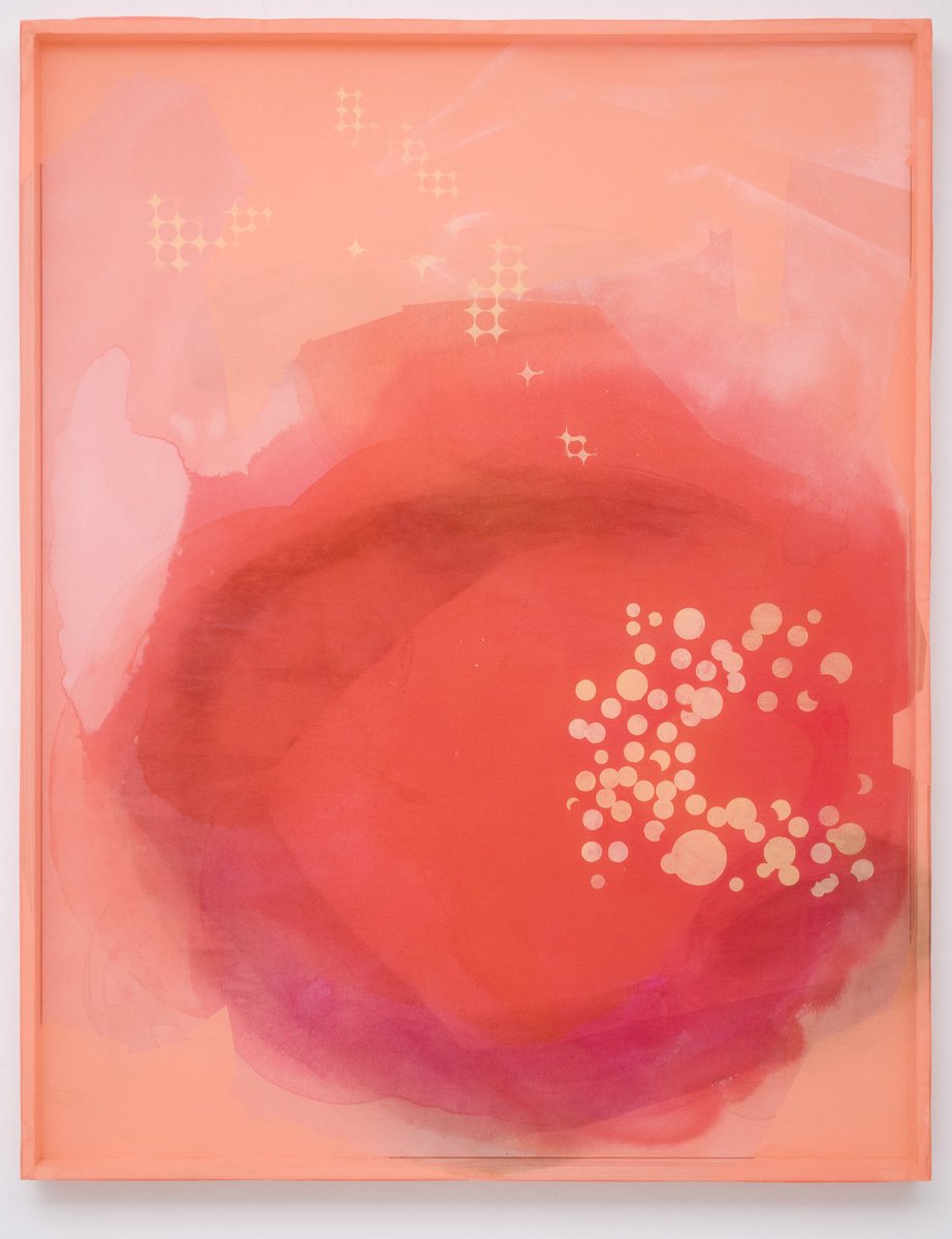 'Morph-retracting moonlight'
2008
Acrylic, botanical glue, mineral pigment, on canvas
© Gyoko Yoshida