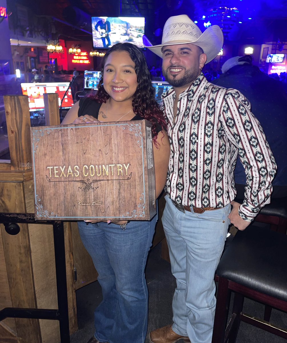 Yayyy!! Congrats to Bethany!! She was tonight’s winner! 🥳 She won a pair of boots from Gomez Western Wear. #texascountry #whiskeyriverwest