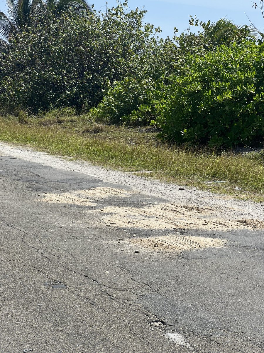 ausynco's tweet photo. Driving on addu city highway is the same as going on a speedboat on a very rough sea day. 

And then there’s this “fix” which is even more unsafe https://t.co/HlQfevdx7T