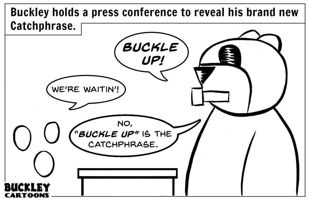 Buckle Up! #PressConference #Release #New #Catchphrase #BuckleUp #Beaver #Cartoon