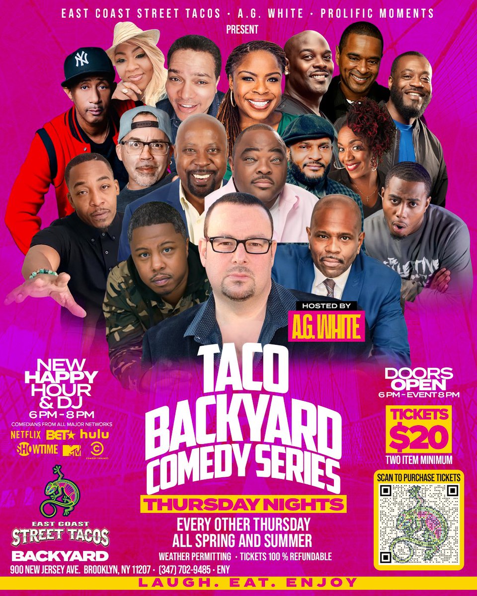 This is what’s happening. Next date Thursday 6/13/24. Brooklyn. Tickets here events.eastcoaststreettacos.com/events/eastcoa….