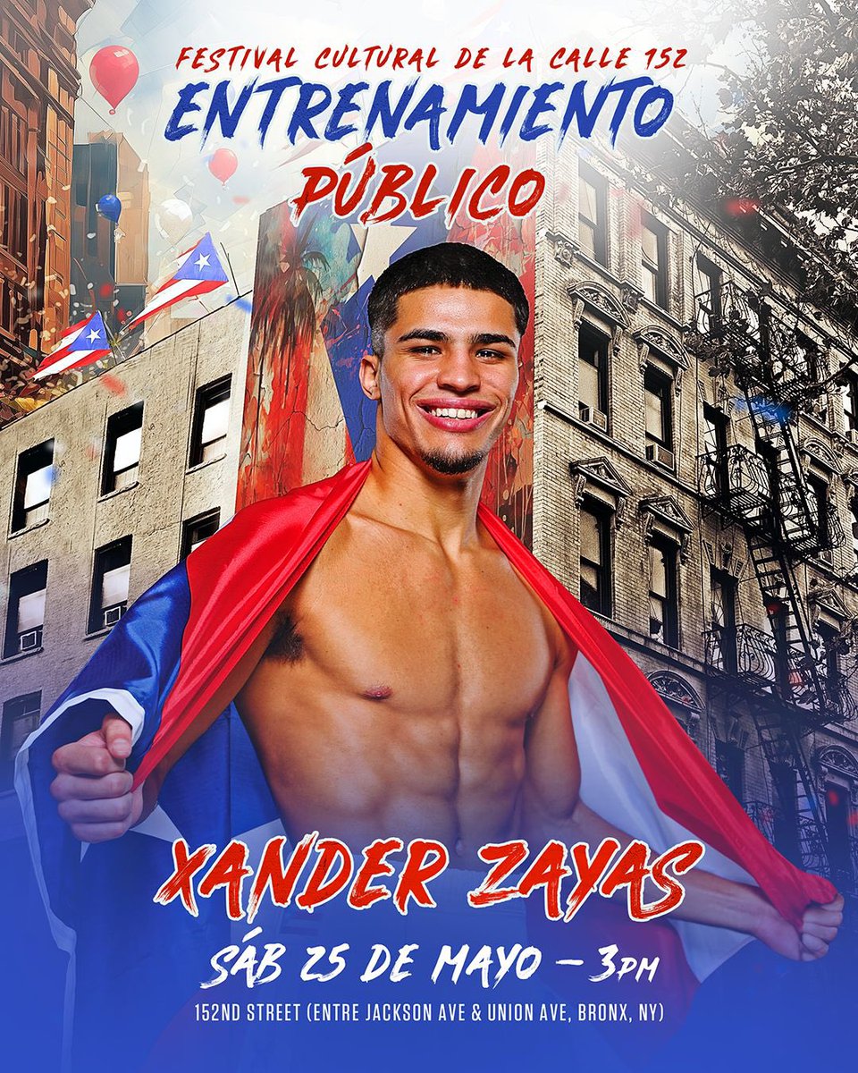 Xander Zayas hizo un entrenamiento público el pasado sábado en preparación para su pelea en contra del ex campeón mundial Patrick Teixeira. Zayas parece ser un futuro campeón mundial. 
#Boxeo #NoticiasBoxeo #BoxingStuds #XanderZayas #ZayasTeixeira