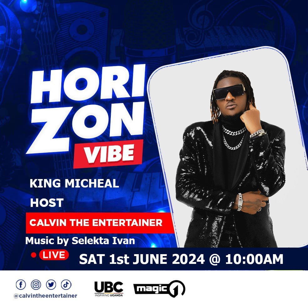 MagiconeTv's tweet photo. #UbcHorizonvibe: 🕥 10 Am, we bring you June's first episode, New month full of action with @calvinug.
ᵂᵃᵗᶜʰ ᴼᵘᵗ ᶠᵒʳ: #Kingmichael, Aroma & Last Born..🔥
🎶 mash-up - @SelectorIvan11
Catch Up: UBC TV x MAGIC 1 TV https://t.co/EOdvwcocmc