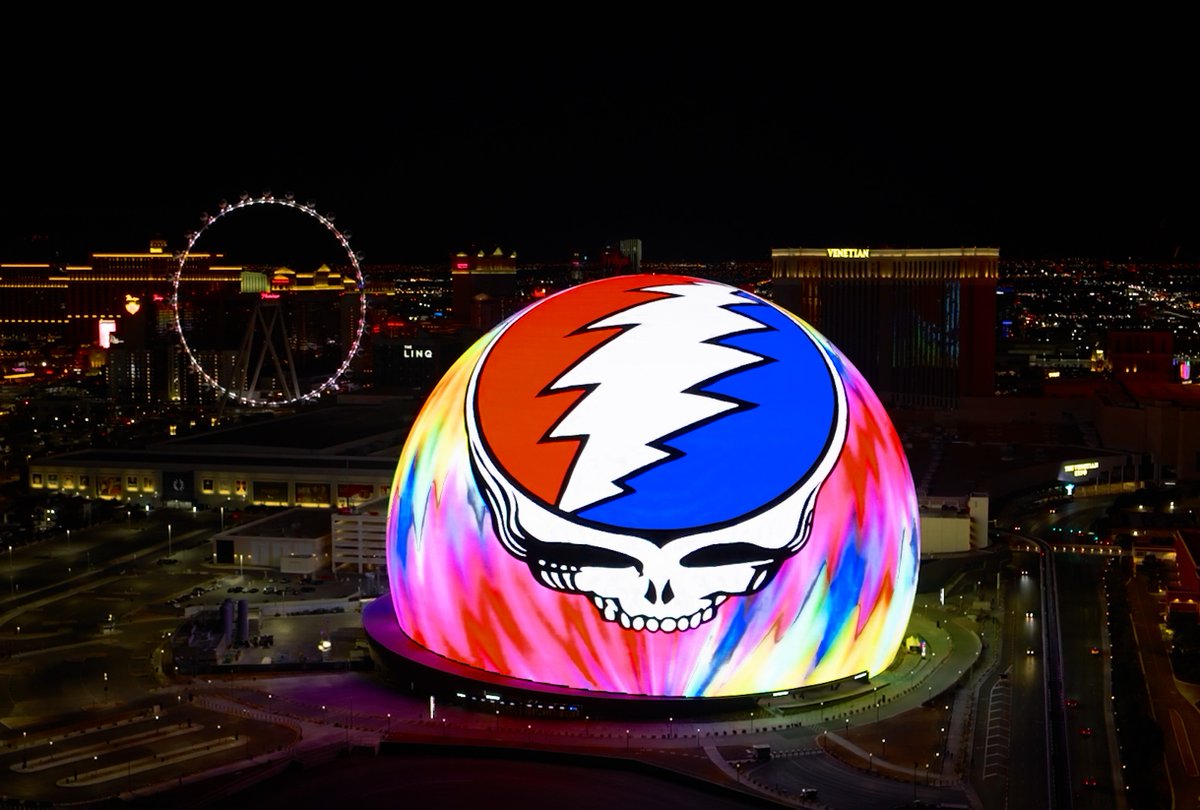 Terrapin_Nation's tweet photo. Dead &amp; Company 5/31 Set 2
The Sphere, Las Vegas

Uncle John's Band
China Cat Sunflower>
I Know You Rider>
Dark Star>
Drums>Space>
Stella Blue
Lady with a Fan>
Terrapin Station>
Hell in a Bucket
Black Muddy River
E: Casey Jones

#CouchTour #DeadForever https://t.co/kmjZGNcNvg