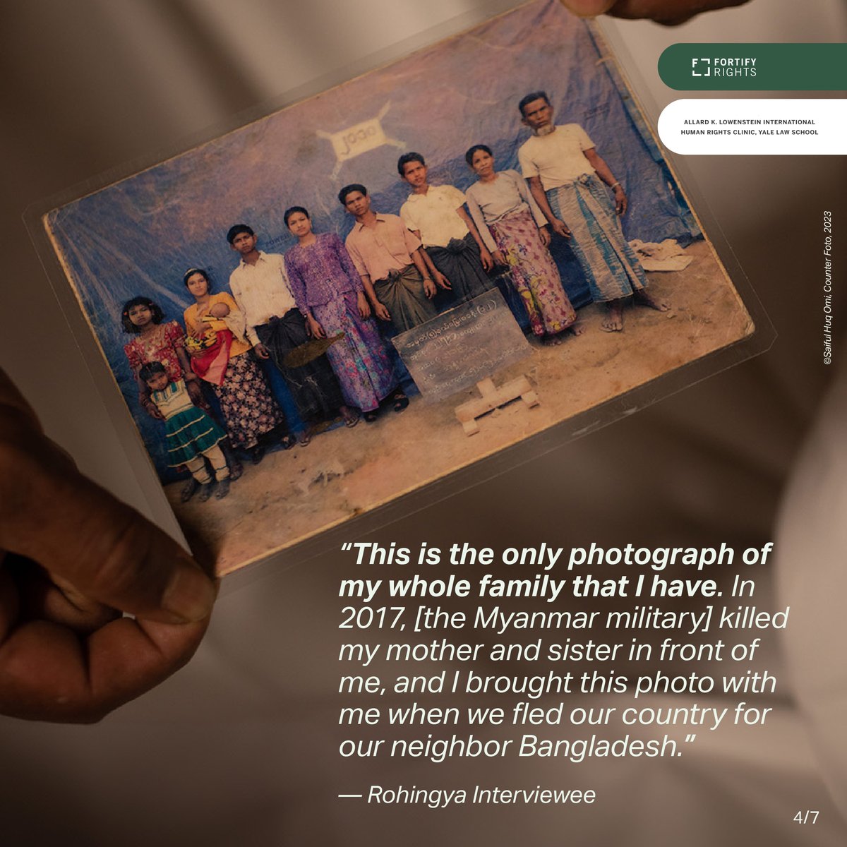 “My Tears Could Make a Sea,” a new study by <a href="/FortifyRights/">Fortify Rights</a> and Lowenstein Clinic, is out!

The 88-page study reveals how serious mental health conditions caused by Myanmar military-led attacks continue to destroy the Rohingya.

Read more here: bit.ly/MentalHarmRohi…
