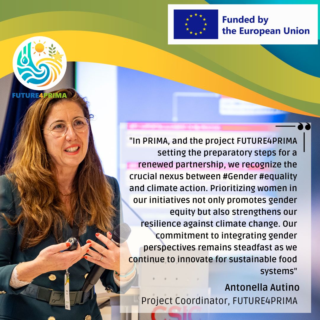 Honored to join High-Level Conference on Women for the Mediterranean by  <a href="/UfMSecretariat/">Union for the Mediterranean</a>! 🌟 

Representing
 <a href="/PrimaProgram/">PRIMA Program Mediterranean Partnership 🇪🇺</a> &amp; <a href="/FUTURE4PRIMA/">FUTURE4PRIMA</a>, I highlighed our commitment to gender equality in R&amp;I. 🚀♀️ 
Showcased:
👉 <a href="/NexusNess_Prima/">PRIMA NEXUS-NESS</a> 
👉 @MountainHer_Prima
#Women4Mediterranean