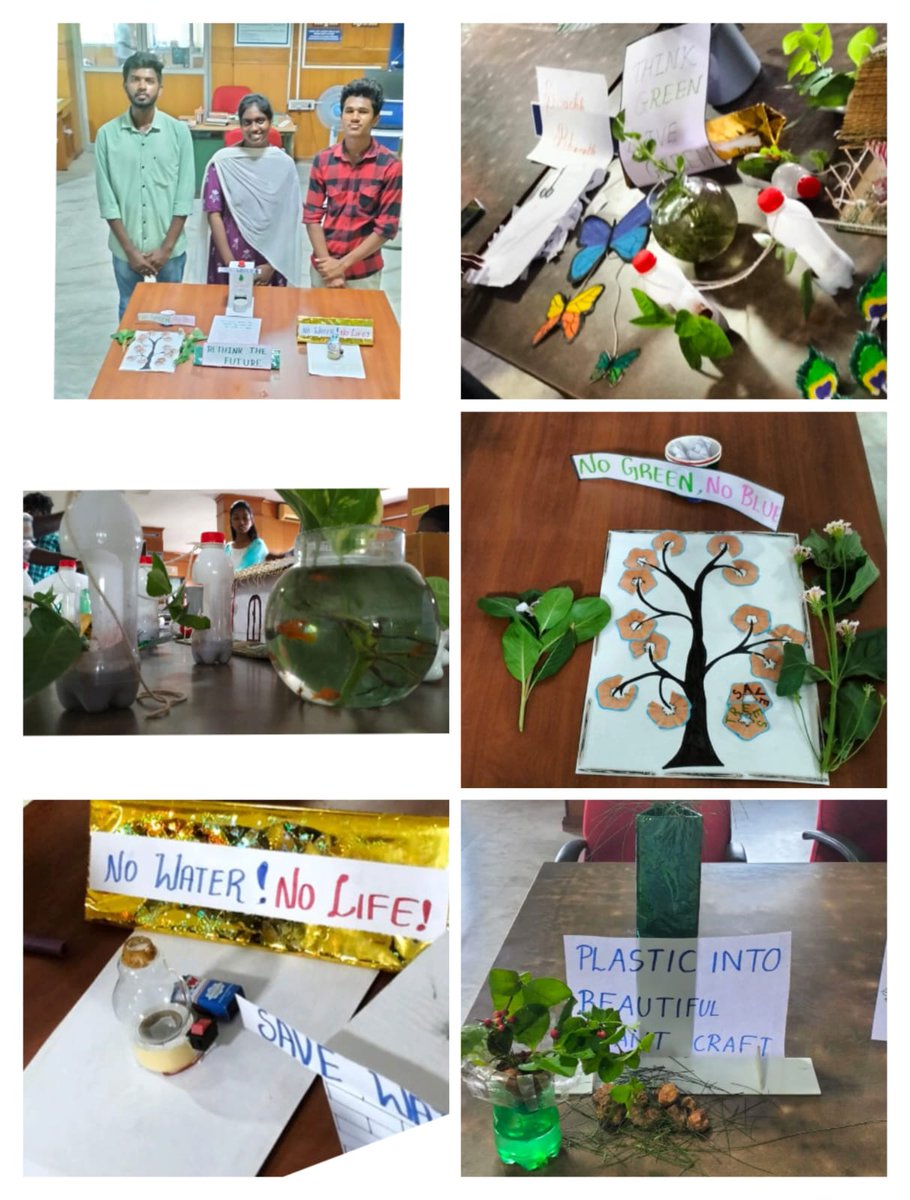 In the series of celebrating the 'World Environment Day 2024, We organized, innovative idea competition on WED, 3 team members were presented their ideas entitled 'Save water', 'Agricultural Practices', 'Reuse, Reduce Recycle' and 'Save the Environment'.