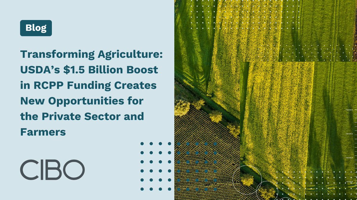 CIBOTech's tweet image. With $1.5 billion allocated to #RCPP, the USDA is paving the way for #ClimateSmartAg. Learn how this funding supports soil health management, water conservation, and carbon sequestration, empowering farmers to combat climate change. ow.ly/5e1M50RtCRF