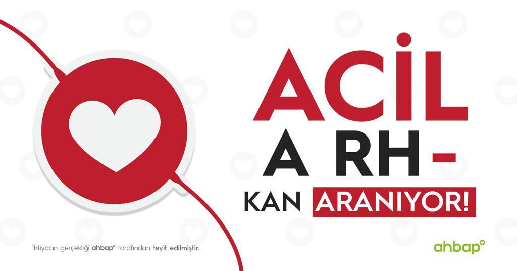 #Antalya Kızılay Kan Merkezine verilmek üzere Lara Anatolya Hastanesinde tedavi görmekte olan Öykü Doğan için çok #acil A Rh (-) #kan ihtiyacı vardır. İletişim: 0507 610 64 64