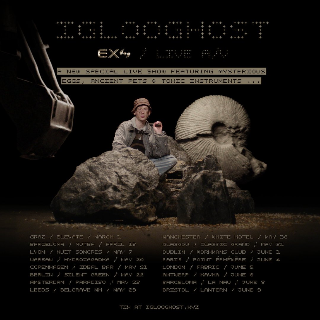 LuckyMe's tweet photo. 「ᴀ ᴠɪʟᴇ, ʀᴜꜱᴛ ʀɪᴅᴅᴇɴ ʟɪᴠᴇ ᴛᴏᴜʀ ꜰʀᴏᴍ @IGLOOGHOST 」

⋯ THE ᵉˣᵒᵗᵒᵘʳ STARTS TODAY ⋯

ᵗⁱᶜᵏᵉᵗˢ
ϟ𖦹→ https://t.co/qDpDaTtise https://t.co/3lX1LEAtLb