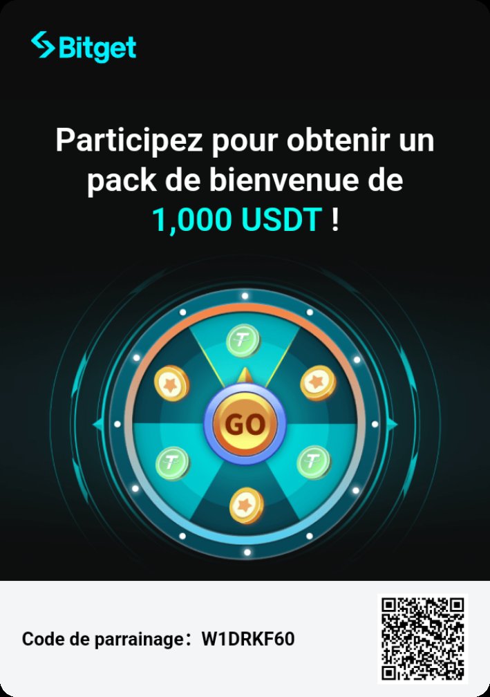 Vous voulez gagner 100 USDT gratuitement ? Venez participer pour tenter votre chance ! #FortuneWheel #Bitget

bitget.com/fr/referral/re…