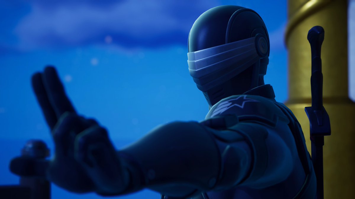 Did some shots of Snake Eyes, you guys seemed to really like that one I posted yesterday.

#GIJoe #SnakeEyes #Fortnite #Fortography