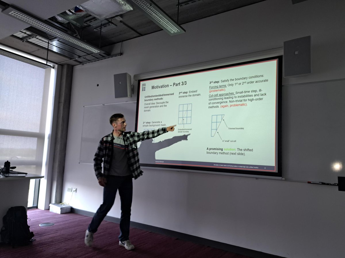 Jens Visbech Christensen is visiting COER from <a href="/DTUtweet/">DTU</a> this week.  He gave a fascinating presentation at our seminar series entitled "Simulation of water waves and floating bodies on simple high-order unfitted meshes".  <a href="/MaynoothEEng/">MU Engineering</a>, <a href="/MaREIcentre/">MaREI</a>