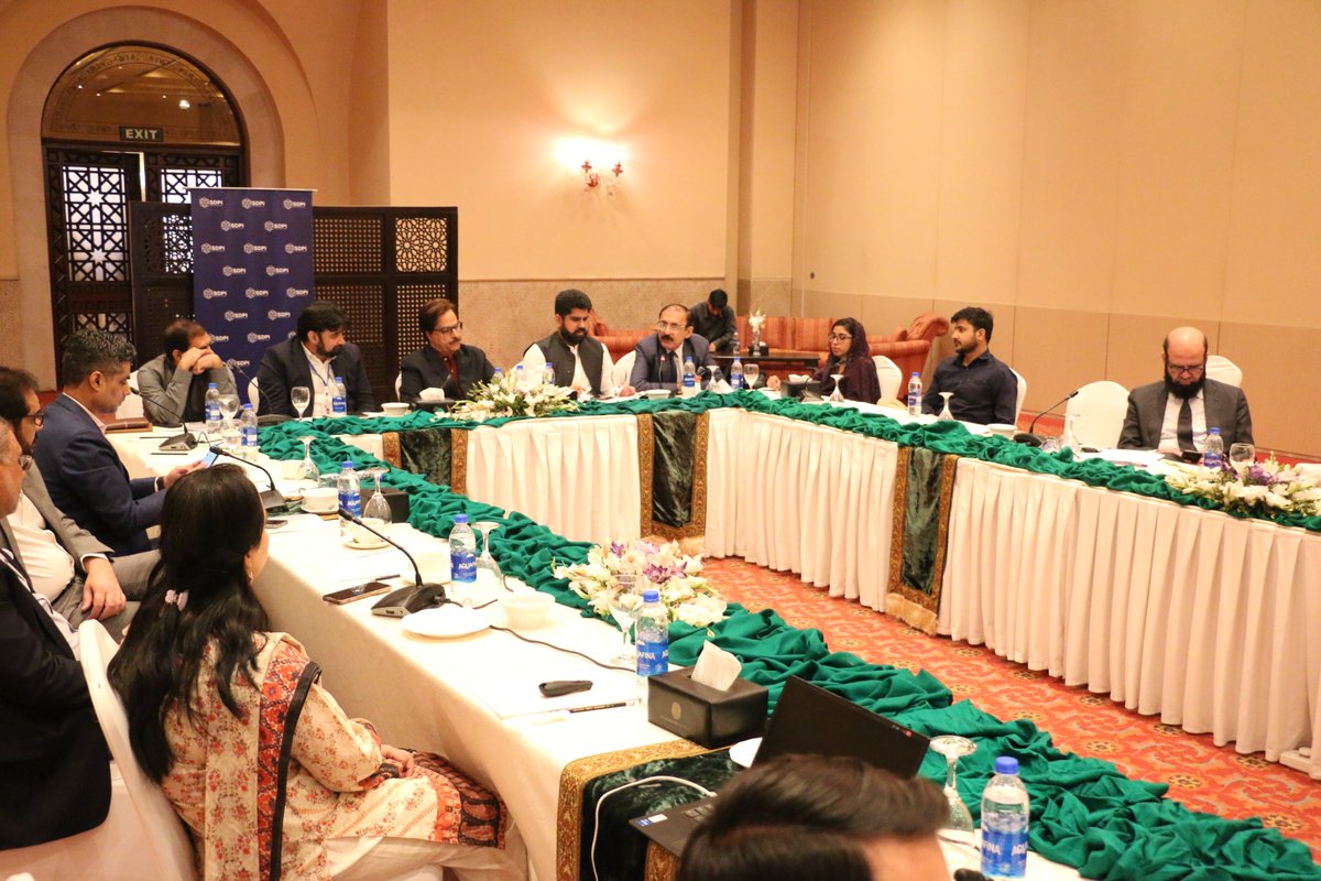 SDPIPakistan's tweet photo. 🌟Sustainable Development Policy Institute (SDPI)'s National Network of Economic Think Tanks (NNETT) partnered with the @PALSPOfficial for Public-Private Dialogue on #Taxation Policies in Pakistan's #SteelSector. 🤝 https://t.co/fN8IgwN1sh