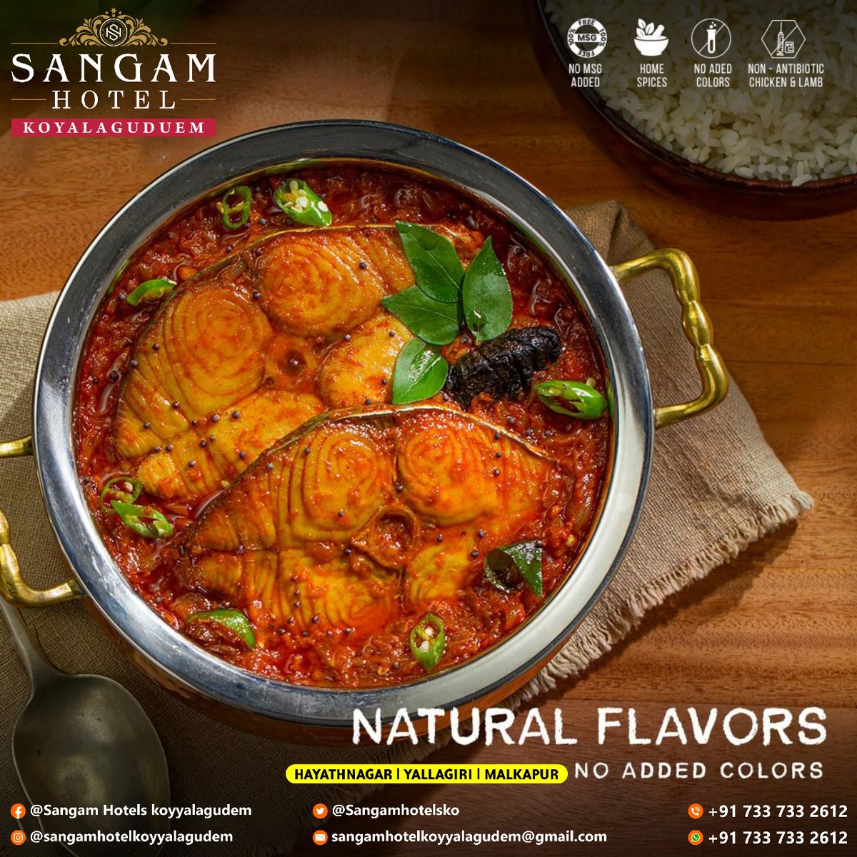 Natural Flavors No Added Colors!! @sangamhotelsko

#fishcurry #fish #fishfry #foodie #food #foodphotography #foodporn #indianfood #foodblogger #seafood #instafood #foodstagram #fishlover #foodlover #bengalifood #prawns #curry #lunch #yummy #homemade #dinner #foodgasm