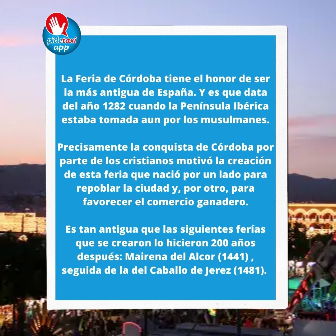 pidetaxies's tweet photo. ¿A que ésta no te la sabías? 👉🤔🤷‍♂️ #Córdoba #FeriadeCórdoba #taxi #pidetaxi https://t.co/Mx4mPz4Lha