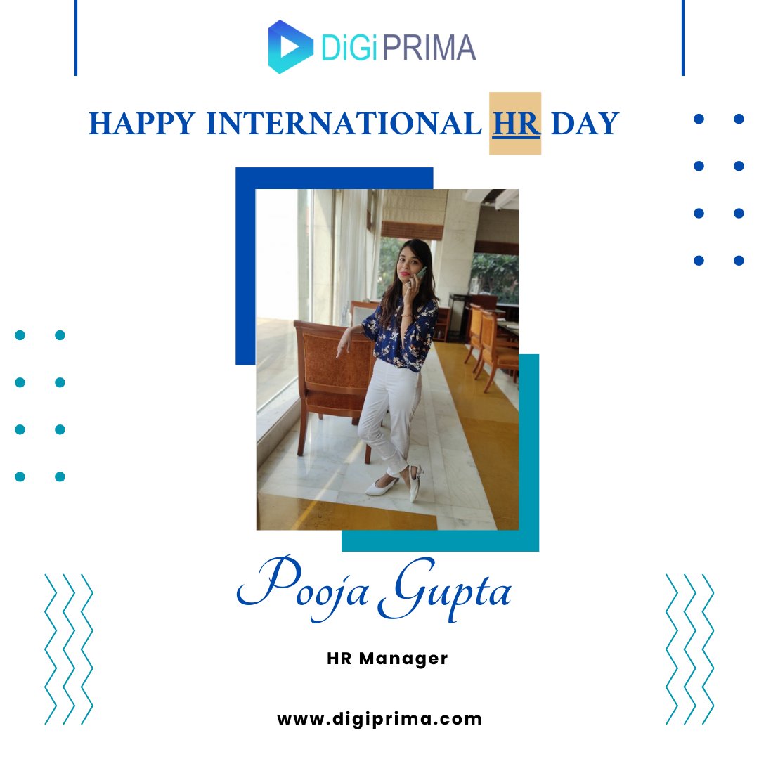 Happy International HR Day! Pooja Gupta, your hard work and dedication to creating a thriving workplace culture are deeply appreciated. 

#InternationalHRDay #HRProfessionals #HRExcellence #HumanResources #PeopleManagement #EmployeeWellbeing #HRLeadership #TalentManagement