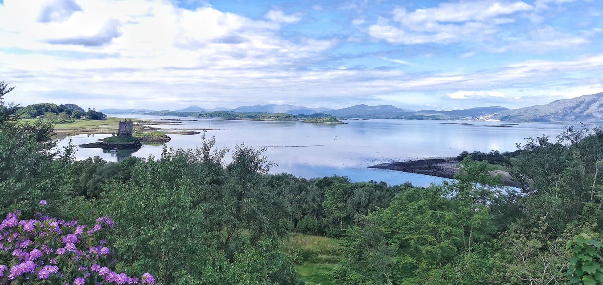 In my opinion one of the loveliest views in Scotland #visitscotland #CastleStalker