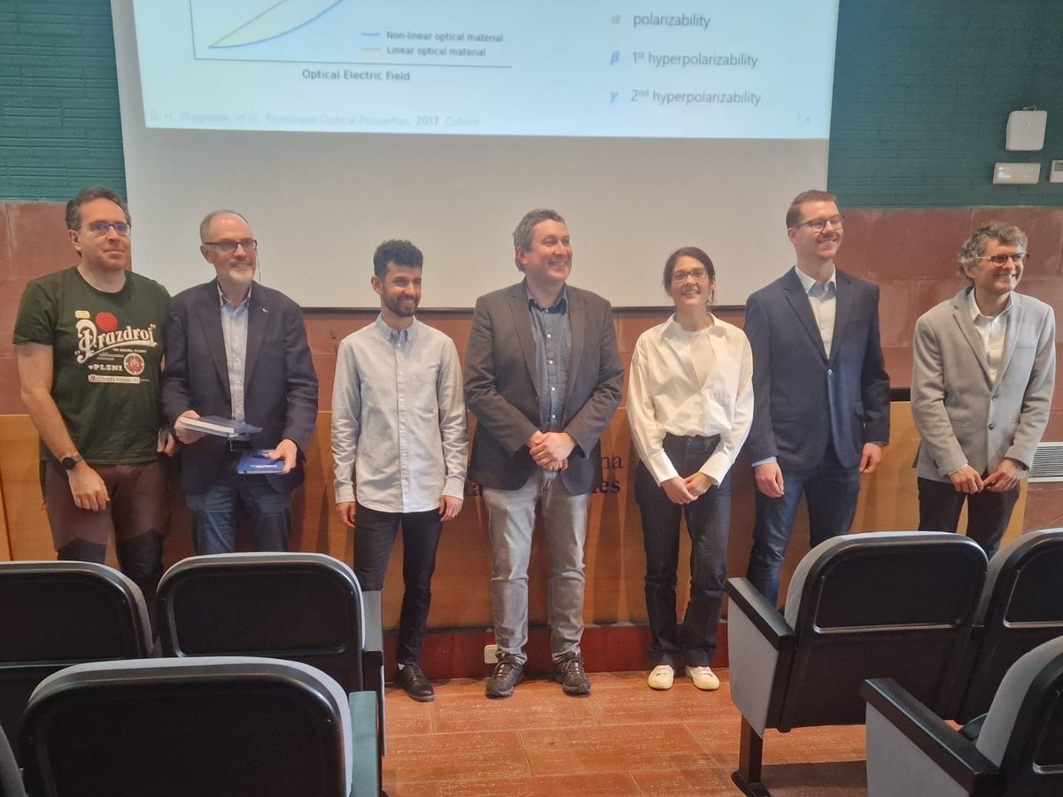IQCC UdG (@iqccudg) on Twitter photo We have a new doctor at the IQCC! We are really proud of <a href="/PauBesalu/">Pau Besalú-Sala</a> for completing a PhD under supervisión of <a href="/JosepmLuis/">Josep M. Luis</a> <a href="/miquelsola/">Miquel Solà</a> <a href="/pesalse/">Pedro Salvador</a>. We wish him all the best in her professional future.
<a href="/udgdoctorat/">Escola de Doctorat de la UdG</a> <a href="/UdGRecerca/">UdG Recerca</a> <a href="/gentudg/">Gent UdG</a> <a href="/DIMOCAT_iqcc/">DiMoCaT_IQCC</a> We have a new doctor at the IQCC! We are really proud of <a href="/PauBesalu/">Pau Besalú-Sala</a> for completing a PhD under supervisión of <a href="/JosepmLuis/">Josep M. Luis</a> <a href="/miquelsola/">Miquel Solà</a> <a href="/pesalse/">Pedro Salvador</a>. We wish him all the best in her professional future.
<a href="/udgdoctorat/">Escola de Doctorat de la UdG</a> <a href="/UdGRecerca/">UdG Recerca</a> <a href="/gentudg/">Gent UdG</a> <a href="/DIMOCAT_iqcc/">DiMoCaT_IQCC</a>