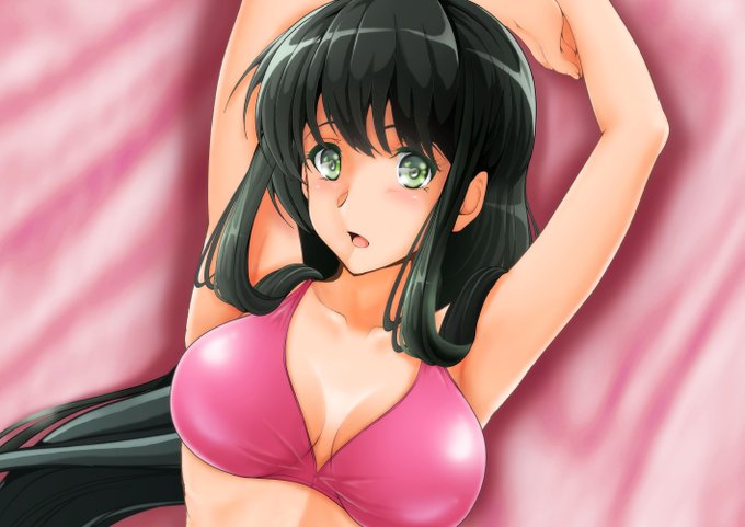 さりぃちゃんはピンクのビキニなのぜ。 