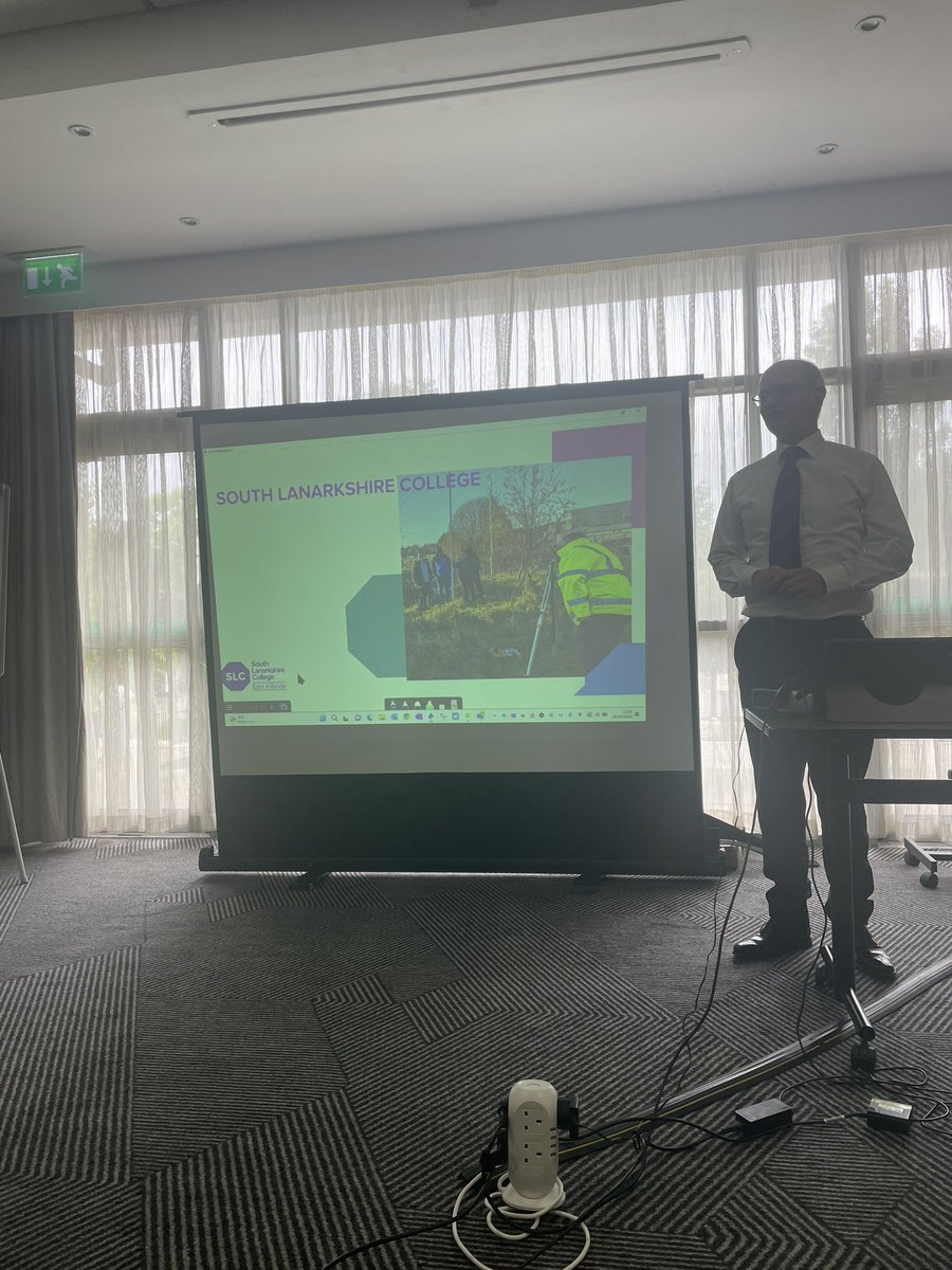 Great morning so far <a href="/DYWLED/">DYW Lanarkshire & East Dunbartonshire</a>, lots of great speakers including our Neil McKay promoting the sessions following the Step Into Future Jobs event we held <a href="/SLCek/">South Lanarkshire College</a> earlier in the year!