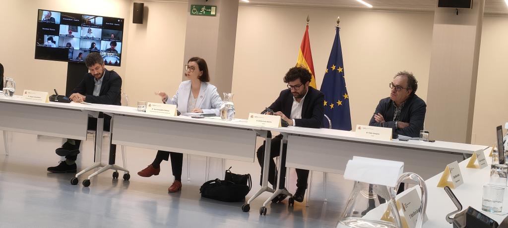 Las @CCOO participamos en el pleno de consejo de cooperación presidido por @CooperacionESP @Eva_Granados con @anton_leis @AECID_es @CEOE_ES @UGT_Comunica @CEPES2 @CrueUniversidad ,@CoordiONGD y +... En tiempos de incertidumbres más y mejor cooperación internacional @IntCCOO