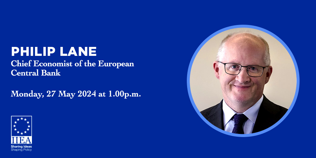 We are delighted that Philip Lane, Chief Economist @ecb will speak @IIEA HQ next Monday, 27 May at 1pm. At this hybrid event, Mr. Lane will discuss the inflation outlook in the Eurozone at a time when hopes of a return to price stability are rising.  You can register to attend in