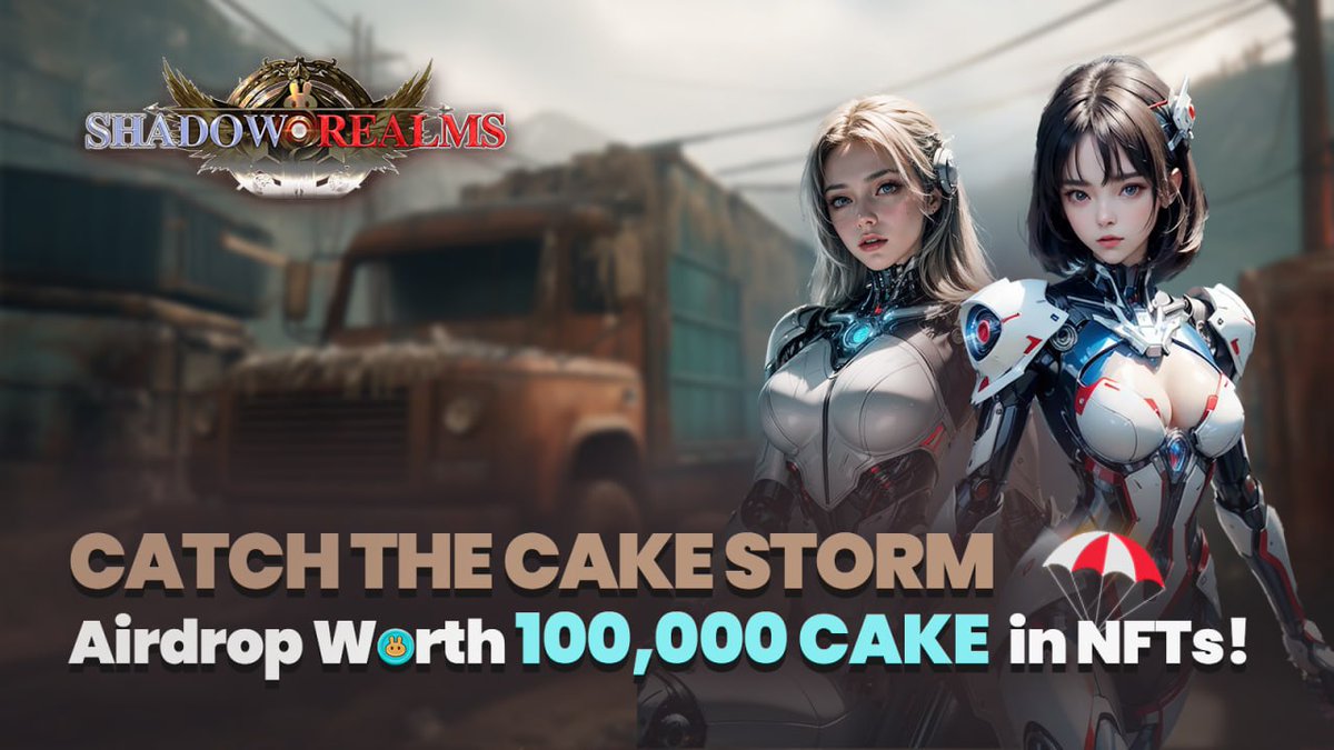 🚨 Airdrop Reminder! 🚨

🎉#ShadowRealms is in full swing, but the #airdrop ends tomorrow!🎉

Don't miss out on your chance to win one of the 10K collectible NFTs worth 100,000 $CAKE! 🎁

Earn airdrop tickets by ranking up or inviting friends who rank up. The more friends you