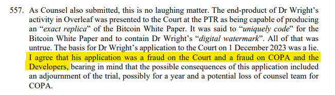 BREAKING: #LDNBlockchain24 is rocked by scandal as its #BSV crypto token creator, disgraced fake Satoshi conman Craig Wright is found to have committed multiple frauds during his decade-long scam. A hearing seeking serious criminal charges against him is due in the coming days.