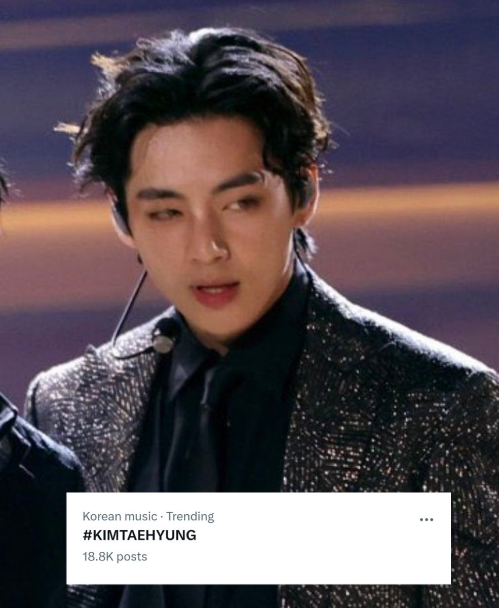 #KIMTAEHYUNG is still trending with 18,8k posts on the platform now

Please RT & REPLY 

#KIMTAEHYUNG 
BORAHAE KIM TAEHYUNG 💜