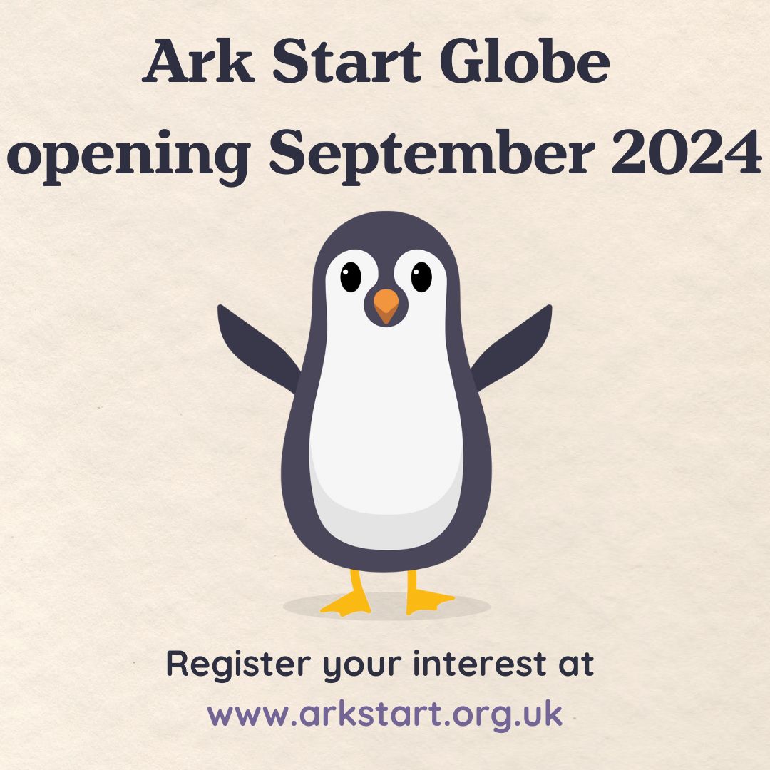 🎉Exciting news for parents and carers of children 9 months and older! Ark Start Globe nursery is opening in September 2024! To find out more and register your interest, check it out here: arkglobe.org/about/welcome/… 🌟 @ArkSchools @MattJones_Globe