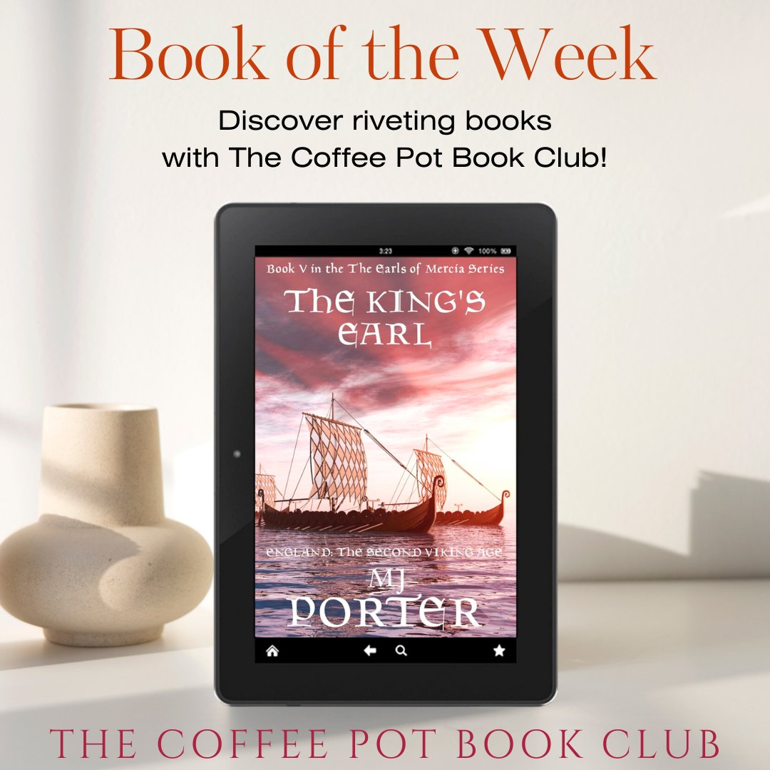 Check out The Coffee Pot Book Club #BookOfTheWeek: ⚔️The King's Earl by MJ Porter⚔️ Discover a riveting adventure full of political intrigues, set in pre-conquest Anglo-Saxon England! thecoffeepotbookclub.blogspot.com/2024/05/book-o… #HistoricalFiction #AngloSaxon #RecommendedReading @coloursofunison