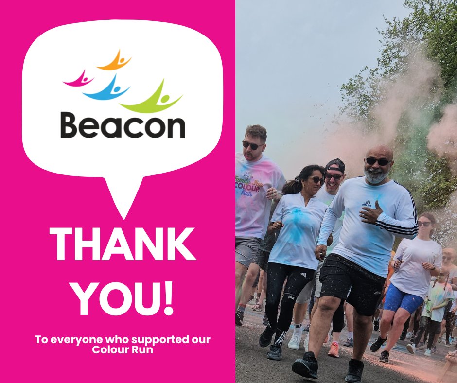 🎉 #ThankYouThursday 🎉 A massive THANK YOU to everyone who took part in or supported our Family Fun Colour Run! 🌈 Around 250 runners joined us, helping to raise almost £3,500 so people can live well with sight loss. We are so grateful for everyone's support and dedication.