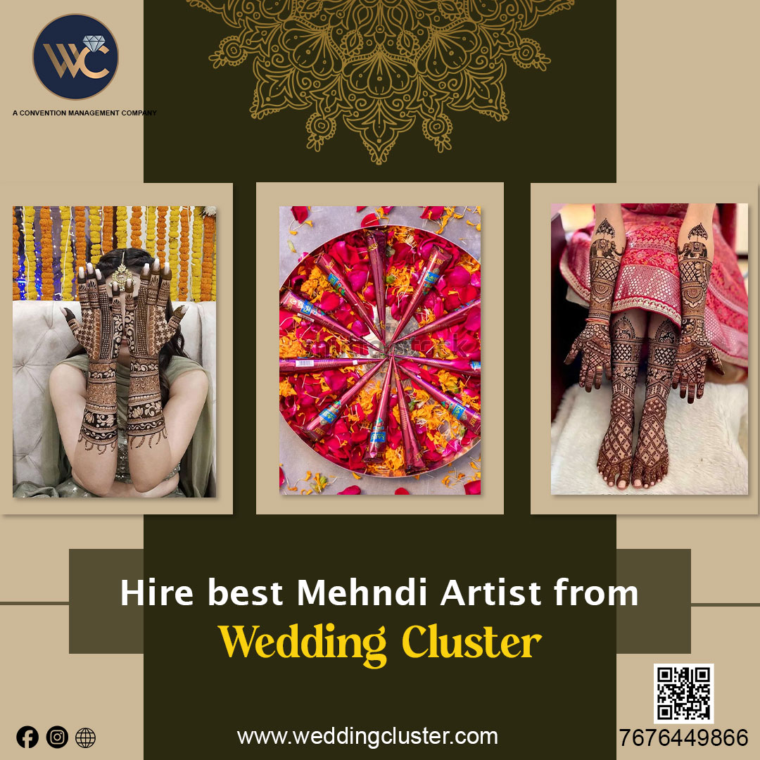 Allow us to make your Mehndi Ceremony Memorable…..

Hire best Mehndi Artist from Wedding Cluster!
Contact us: 7676449866

#weddingcluster #weddingservices #functions #venue #karnataka #weddingseason #functions #bestvenue #mehndi #mehndiceremony #mehndidesign #mehndifunction