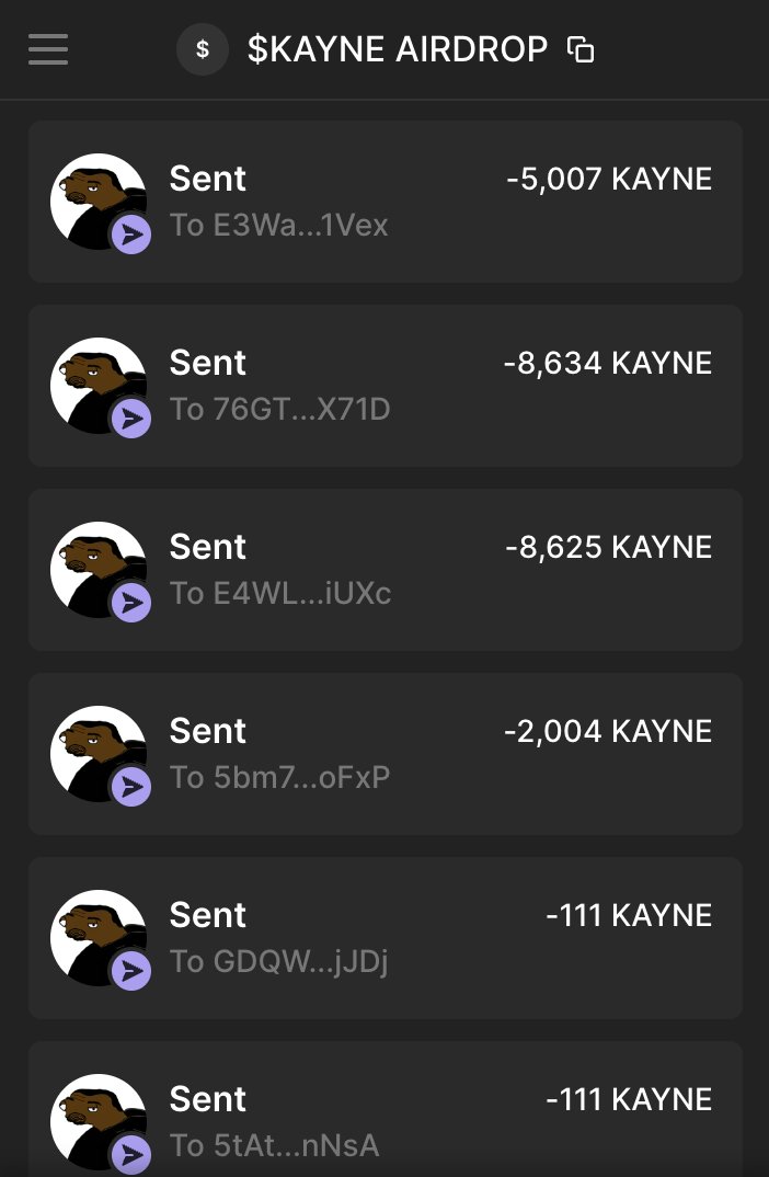We are airdropping 100,000,000.00 $KAYNE among first 3⃣0️⃣0️⃣0️⃣ people who Follow 🔔 and retweet!

Drop your $SOL wallets for Bonus Entries