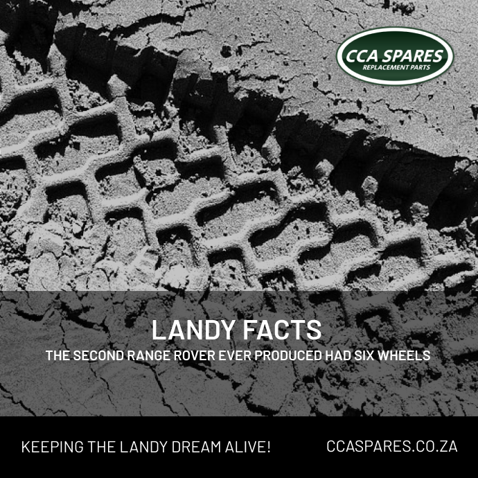 LANDY FACTS  🚙
The second Range Rover ever produced had six wheels.

#landroverphotos #rangeroversport
#newdefender #serieslandrover #mud
#landroverexperience #defendertd5